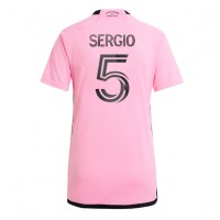 Camisa de time de futebol Inter Miami Sergio Busquets #5 Replicas 1º Equipamento Feminina 2024-25 Manga Curta